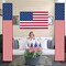 4th of July Patriotic Banners (2 Pcs) – Hanging American Flag Décor for Indoor & Outdoor Use